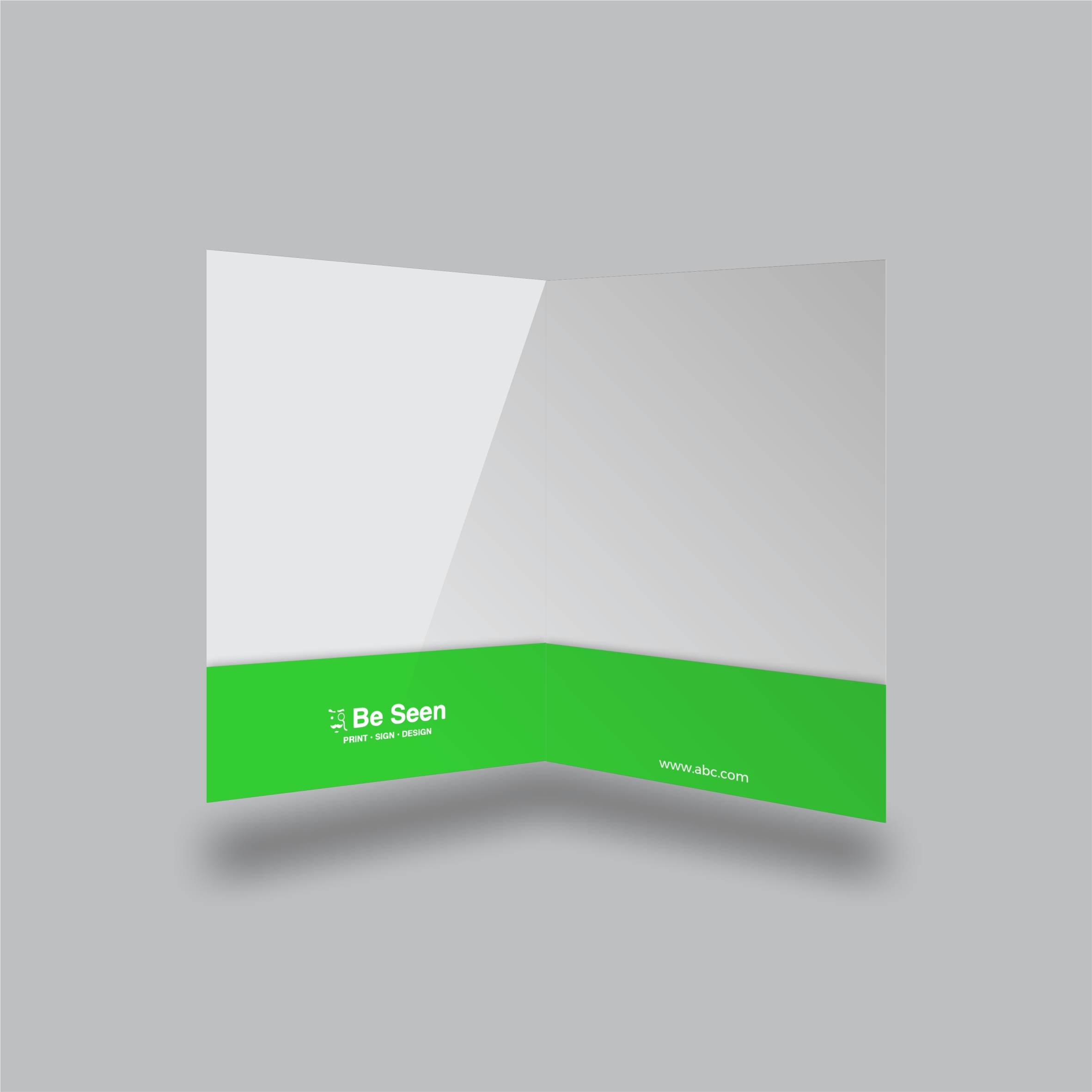 Presentation Folder with Slits